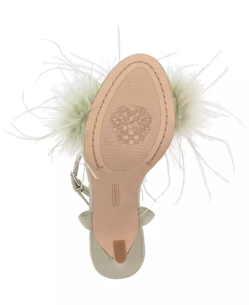Vince Camuto Women's Penely Feathered High-Heel Dress Sandals 5