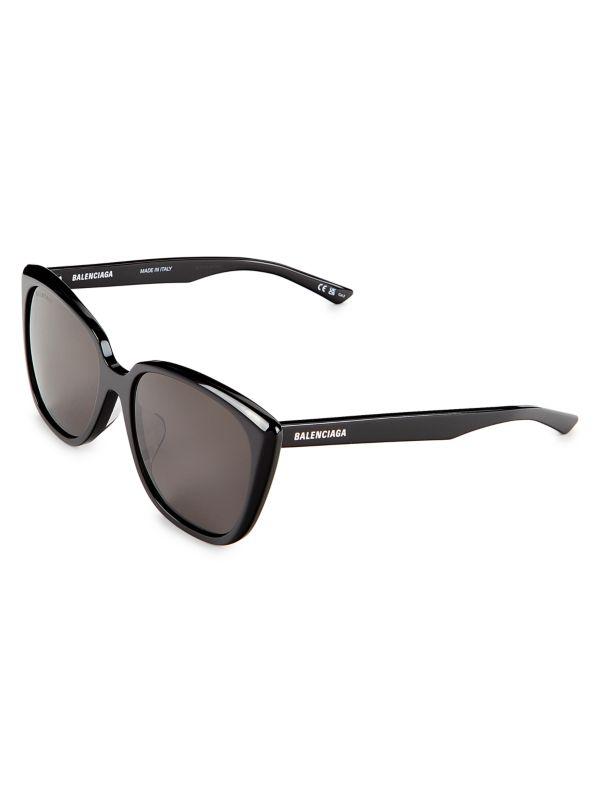 Balenciaga 57MM Butterfly Sunglasses - Accessories - Free