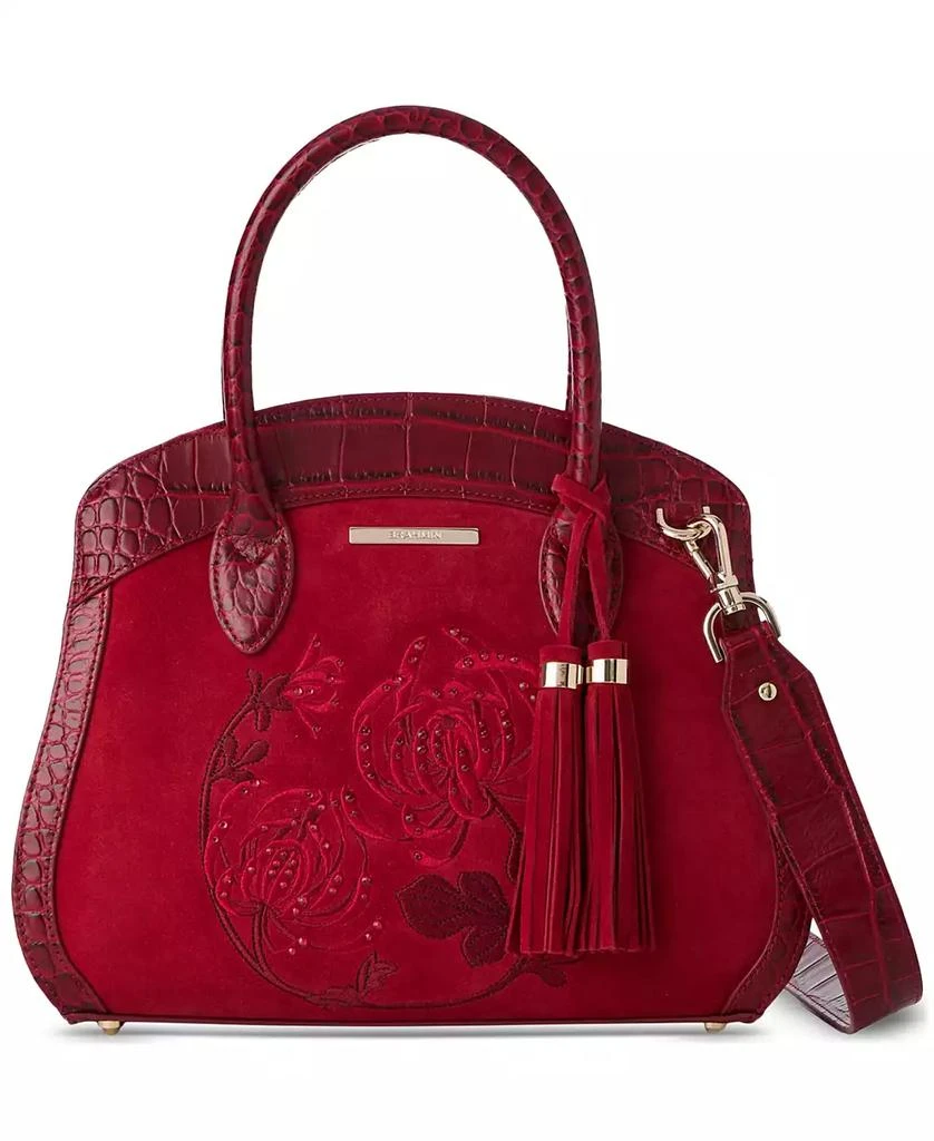 Brahmin Rosetta Kirin Leather Satchel 3