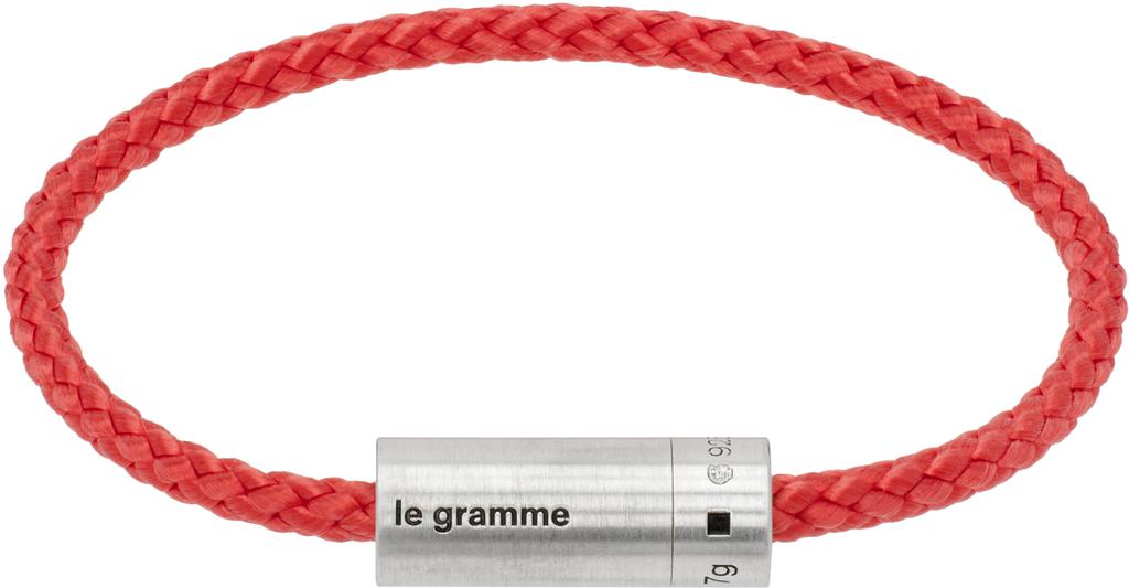 Le Gramme Red Nato Cable 'Le 7g' Bracelet