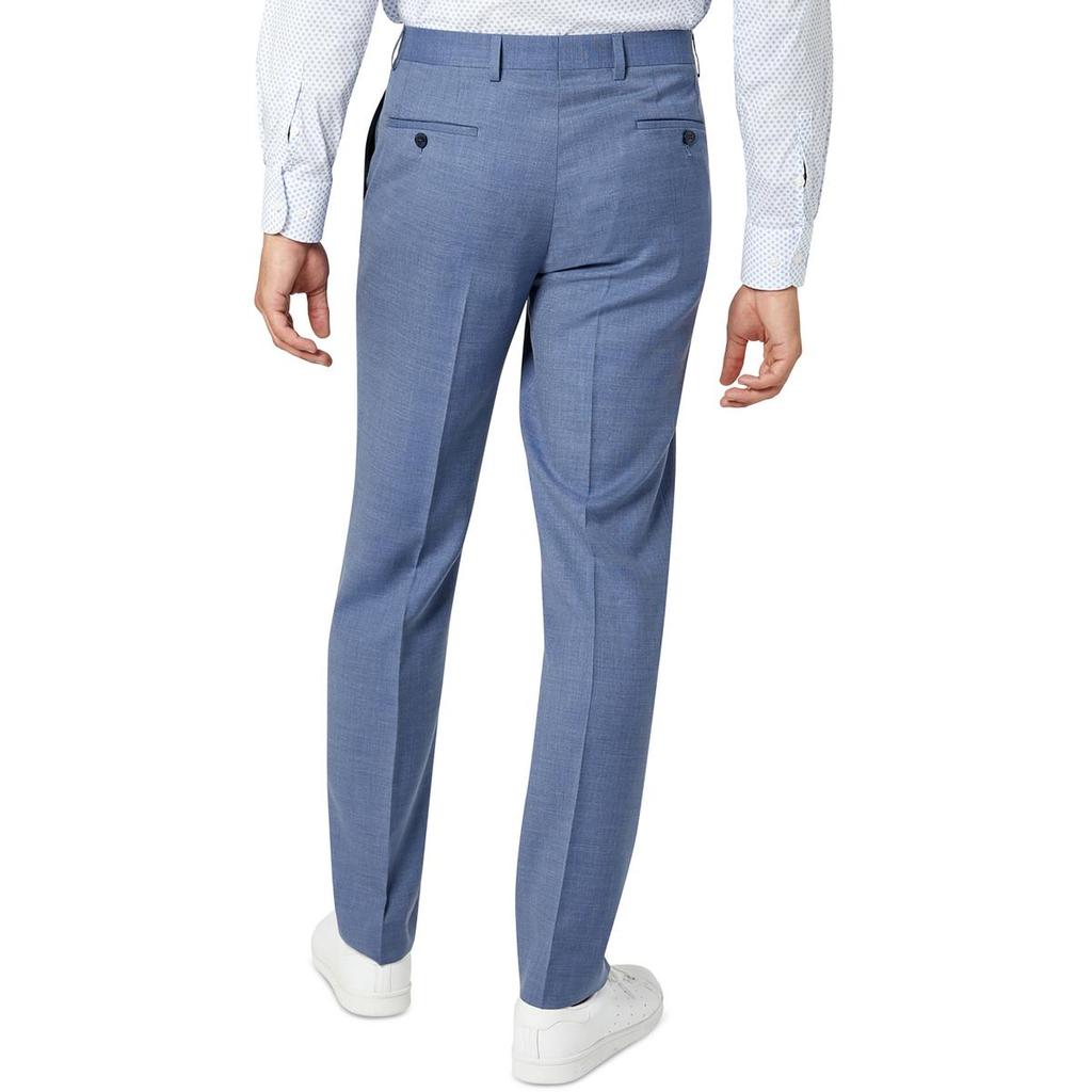 Sean John Mens Classic Fit Flat Front Suit Pants