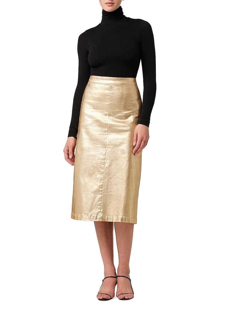 Joe's Jeans The Doreen Metallic Pencil Skirt 2