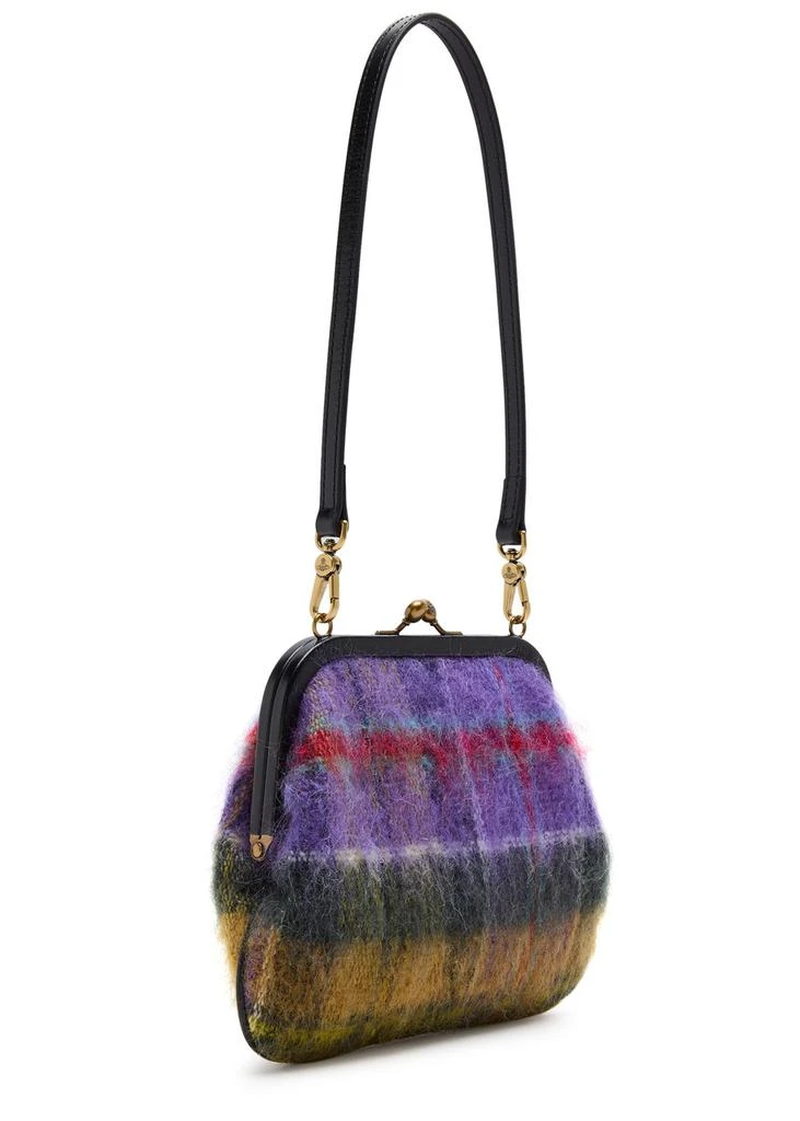 Vivienne Westwood Vivienne's tartan brushed shoulder bag 2