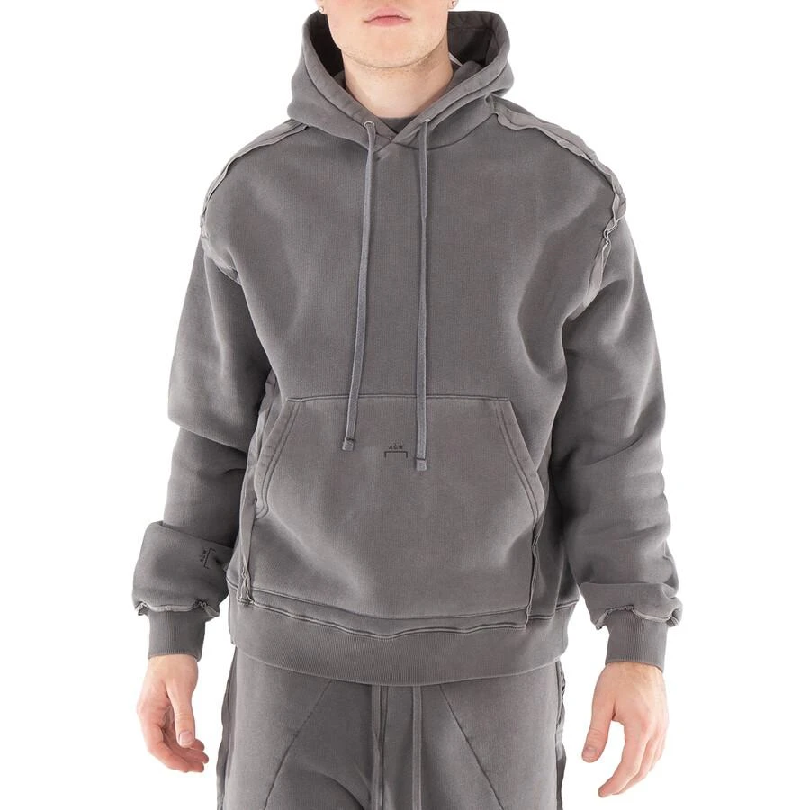 A-COLD-WALL* Men
s Black Facade Cotton Hoodie 1