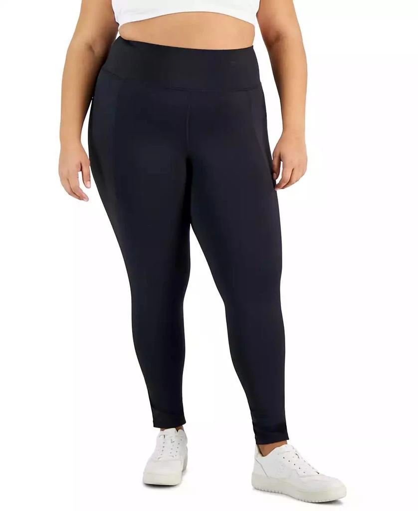 ID Ideology Plus Size Stretch Full-Length Leggings, Created for Macy's 1