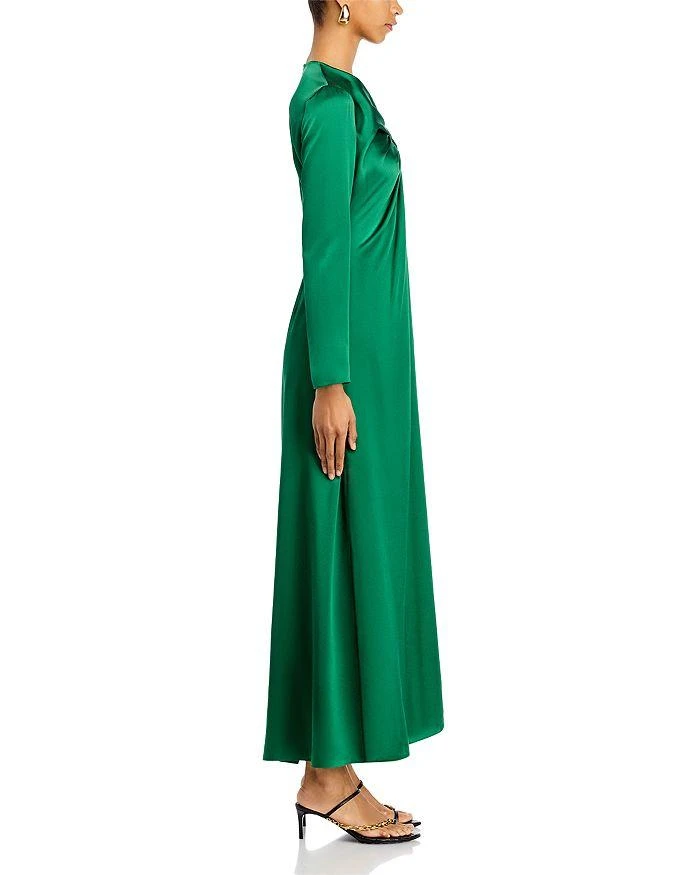 rosetta getty green dress Rosetta Getty | Zip UP Turtleneck Dress - Garden Florals | L main image 0
