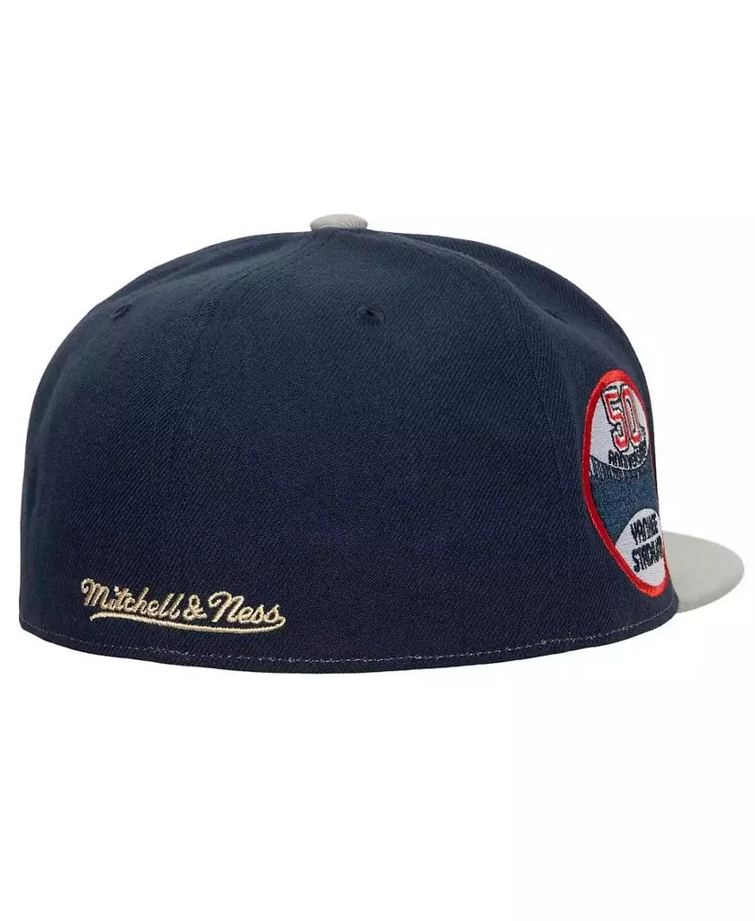 Mitchell & Ness Men's Cream, Gray New York Yankees Yankee Stadium 50th Anniversary Homefield Fitted Hat 2