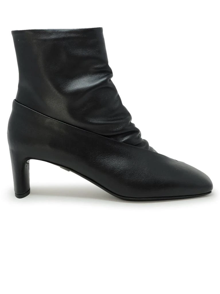 Del Carlo Roberto  Black Leather Ankle Boots 1