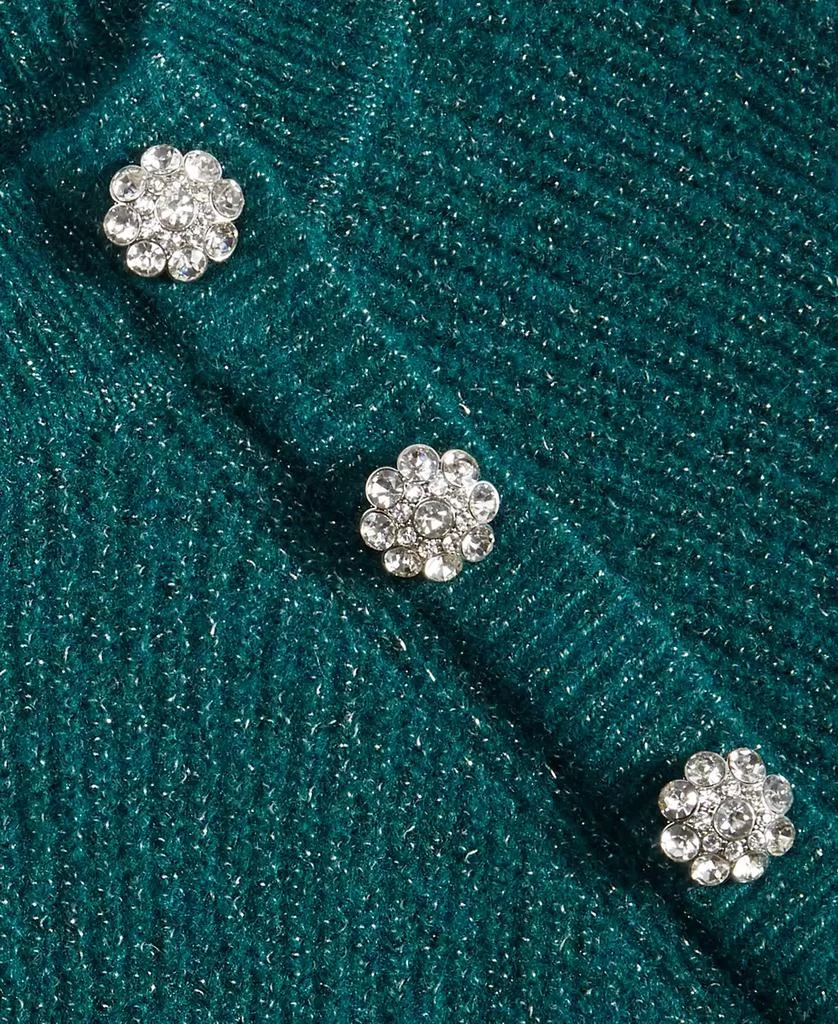 On 34th Women's Raglan-Sleeve Jeweled-Button Sweater, Created for Macy's 3