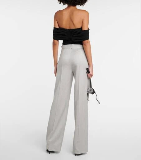 Magda Butrym Mid-rise wool straight pants 3