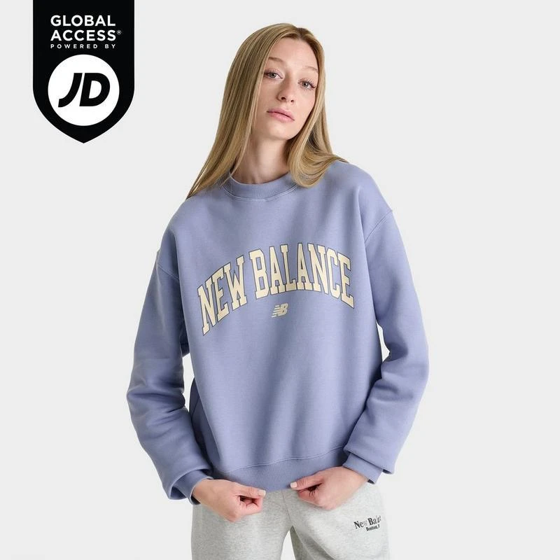 Women's New Balance Collegiate Crewneck Sweatshirt – On Sale Now