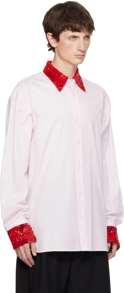 Dries Van Noten Pink Sequins Shirt 2