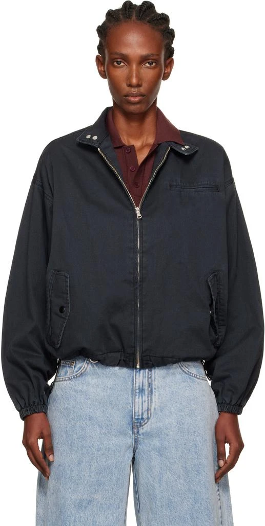 We11done Navy Harrington Jacket