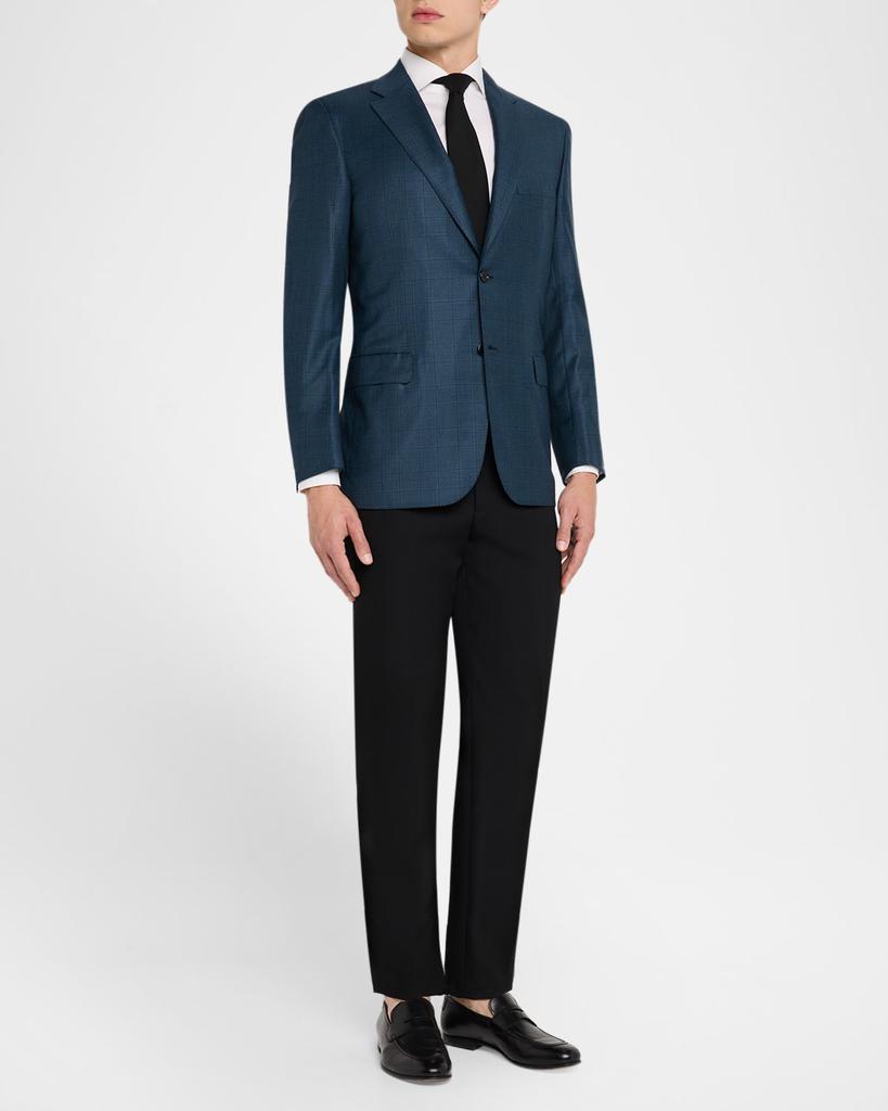Brioni Men's Wool Tonal Prince of Wales Sport Coat