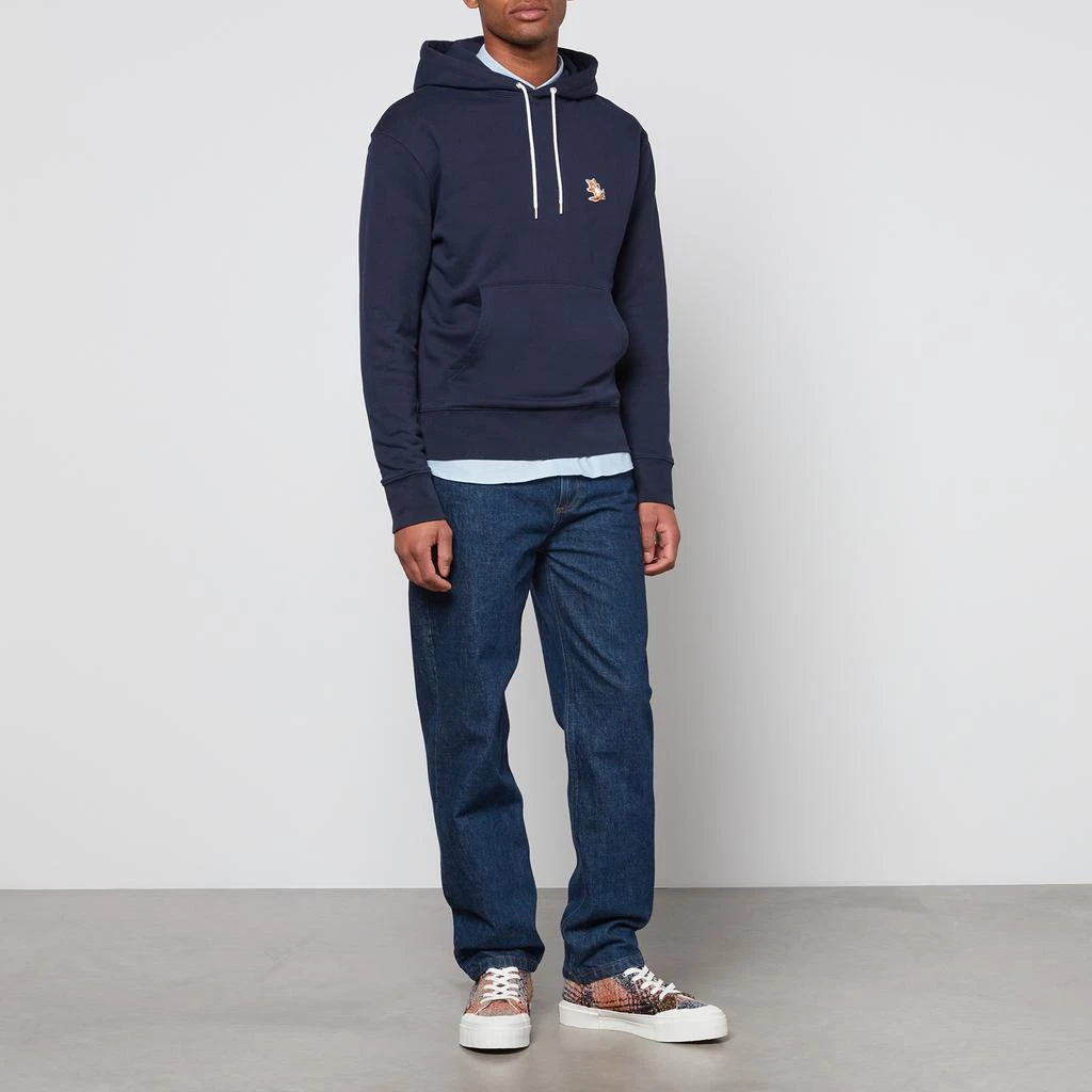 Maison Kitsune Maison Kitsuné Unisex Chillax Fox Patch Classic Hoodie - Navy 3