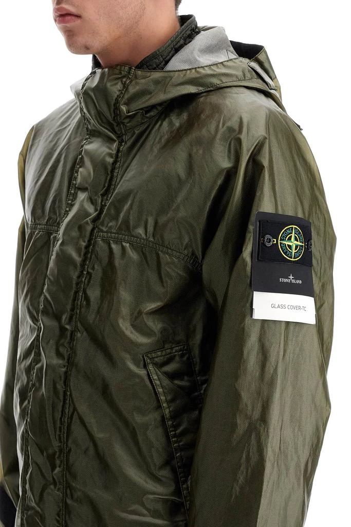 Stone Island glass cover-tc jacket with detachable interior 4
