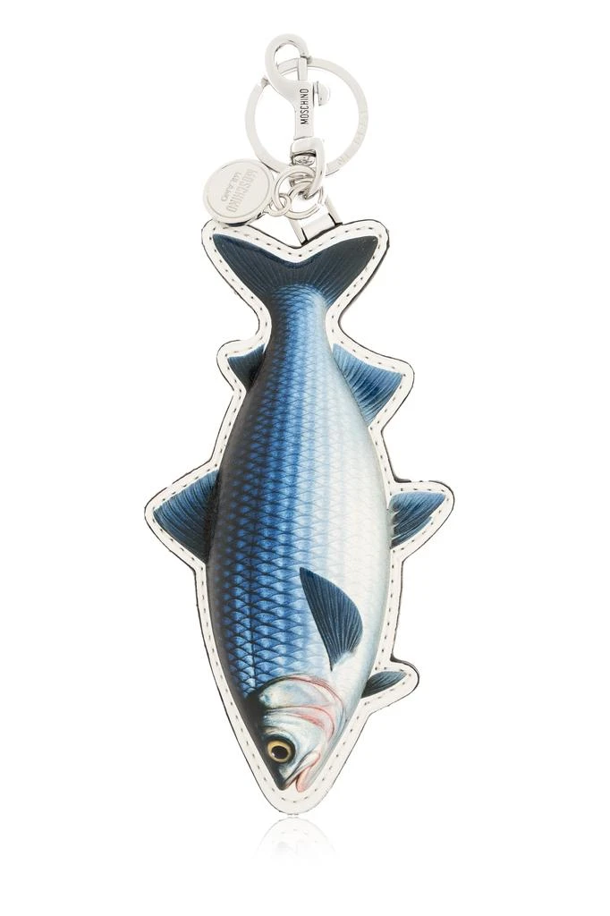 Moschino Keychain with a fish motif pendant