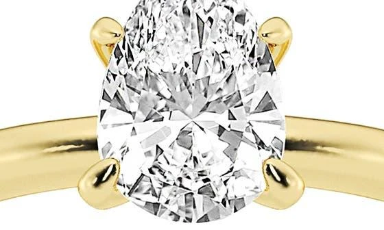 Badgley Mischka Pear Cut Lab Created Diamond Engagement Ring - 1.00 ctw 5