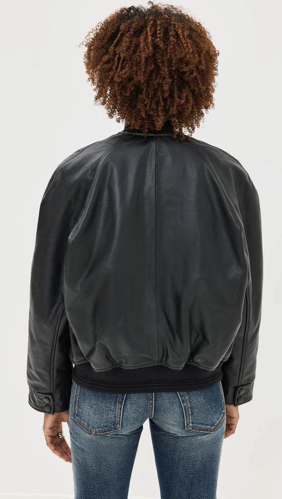 Victoria Beckham Leather Varsity Jacket 2