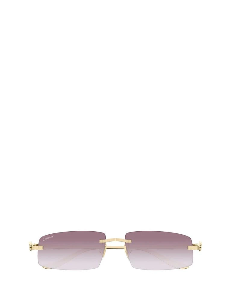 Cartier Cartier Eyewear Rectangle-Frame Sunglasses 1