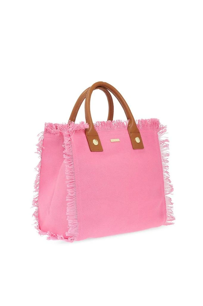 MELISSA ODABASH Melissa Odabash Fringed Handle Tote Bag 7