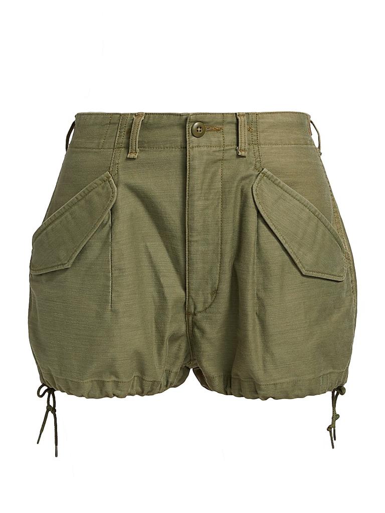 R13 Marianne Cotton Mid-Rise Cargo Shorts - Pants - Compare