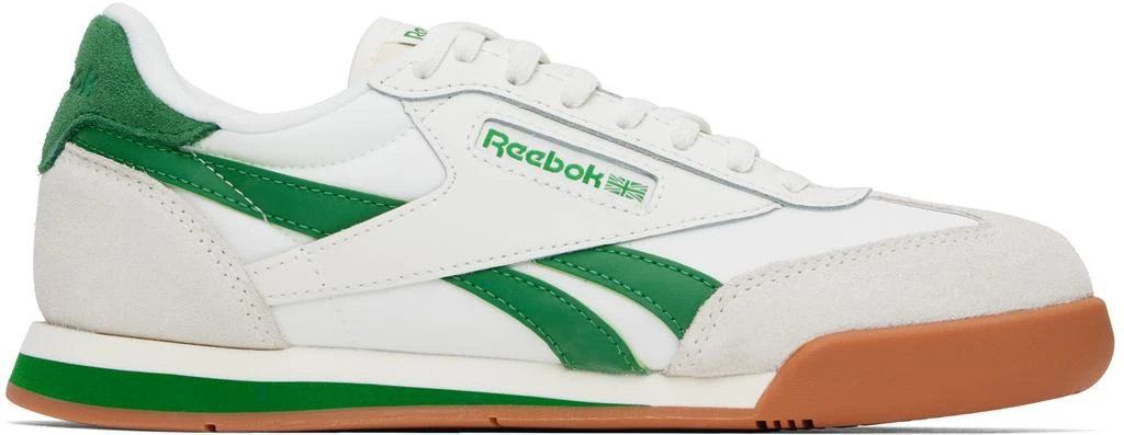 Reebok White & Green Campio XT Sneakers 1