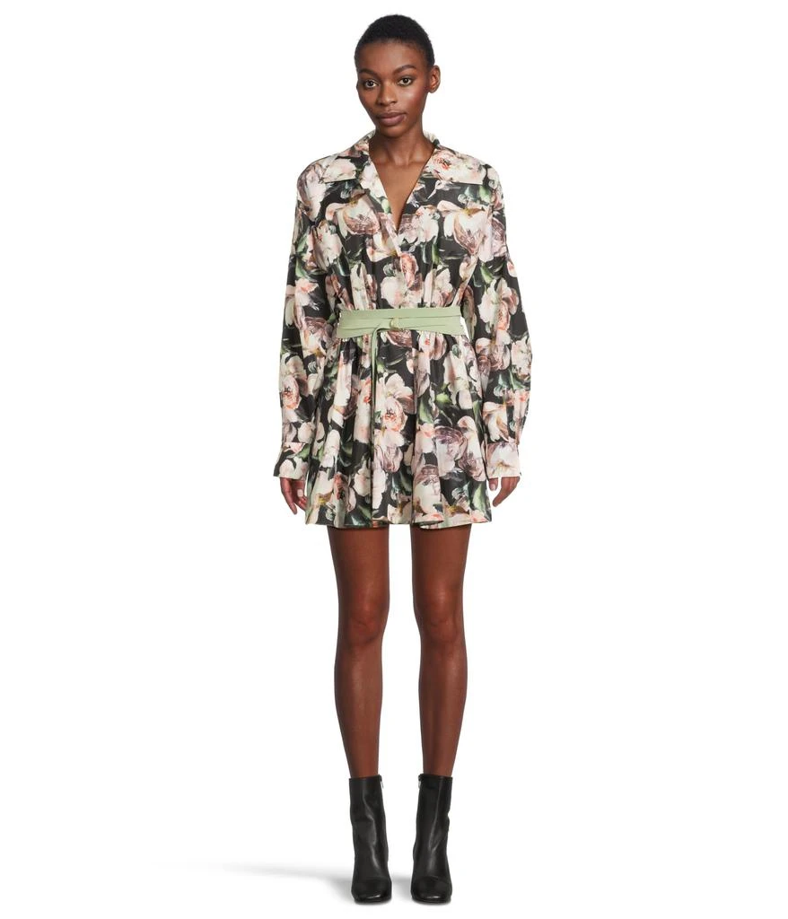 Norma Kamali Super Oversized Boyfriend NK Shirt Flared Mini Dress 1