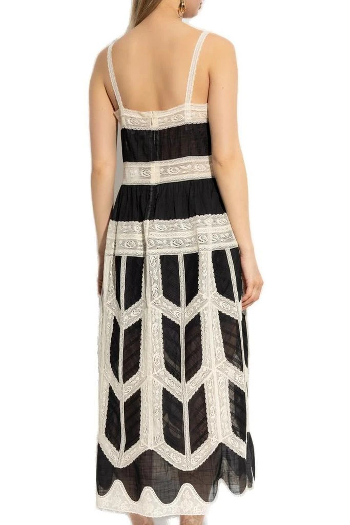 escada swiss lace dress Escada Couture brown beaded gown – Moore Vintage Archive main image 1