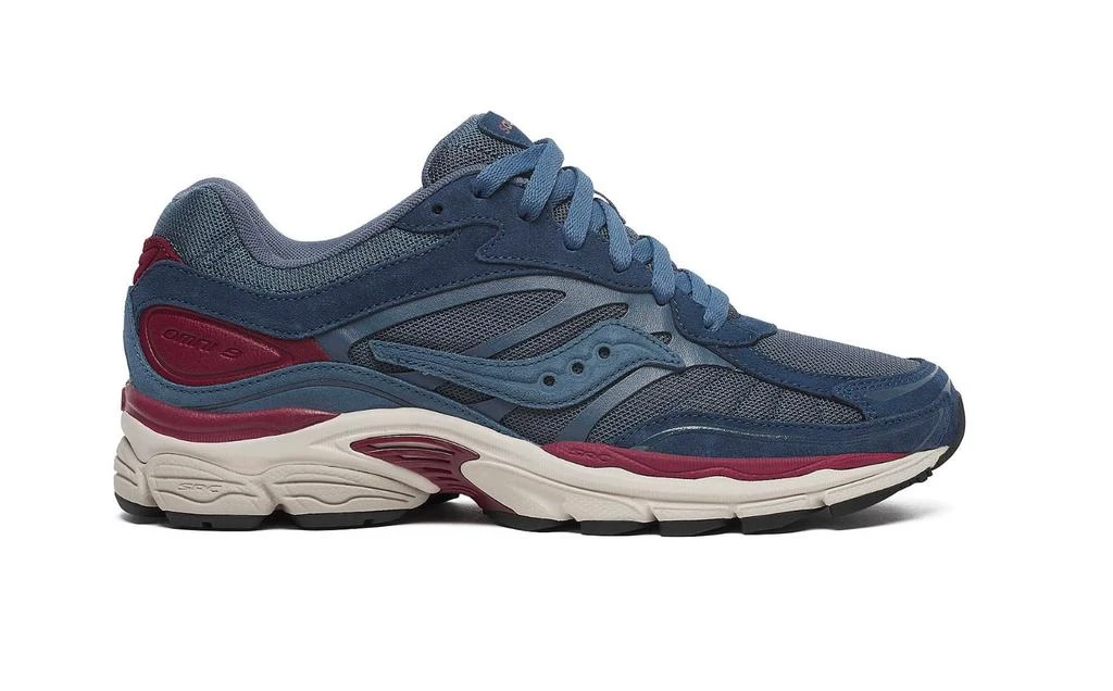 Saucony Men's Progrid Omni 9 Sneakers In Blue Burgundy 1