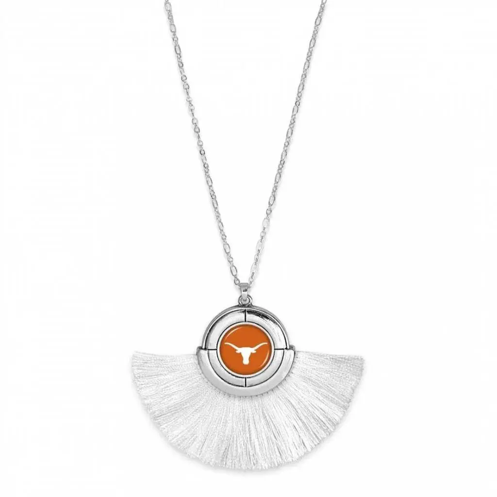 Judson & Co. Judson & Co. - Women's Licensed Texas Longhorn Tassel Pendant Necklace
