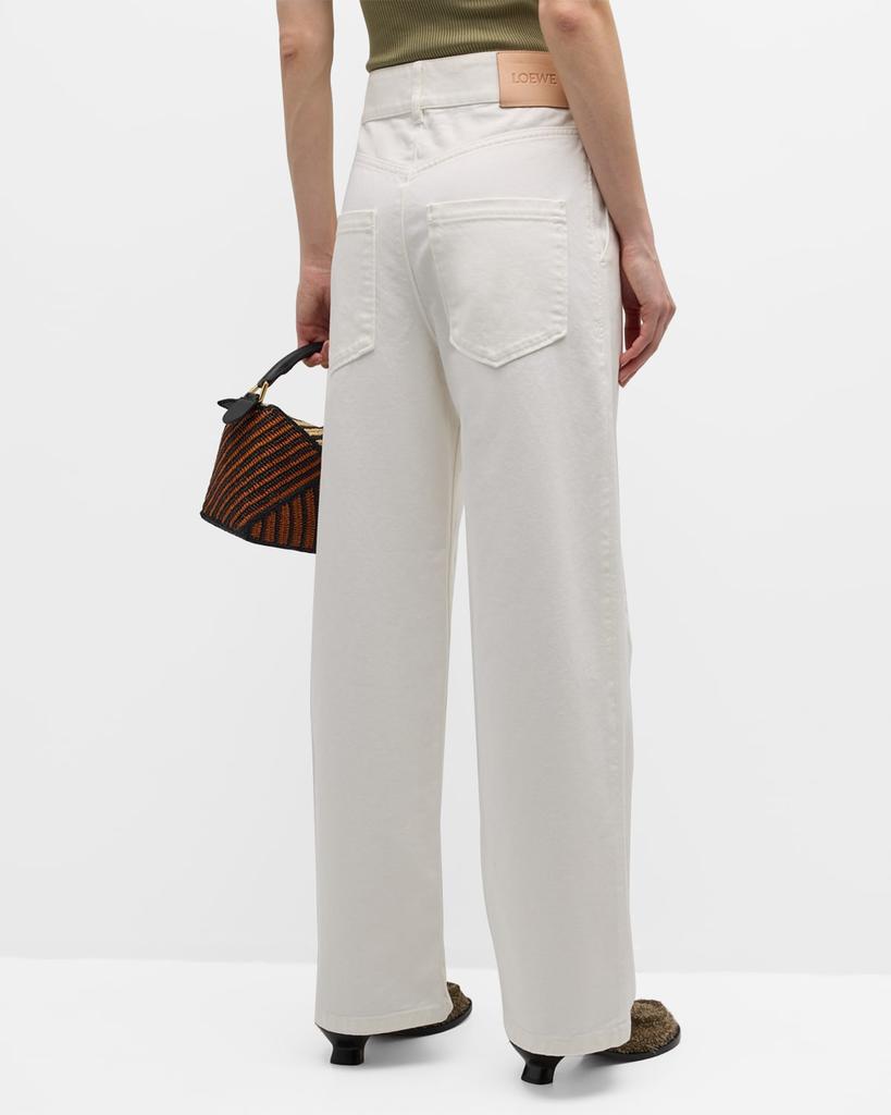VIP【送料関税込】LOEWE ANAGRAM BAGGY JEANS Loewe Anagram Baggy Jeans - Bergdorf Goodman