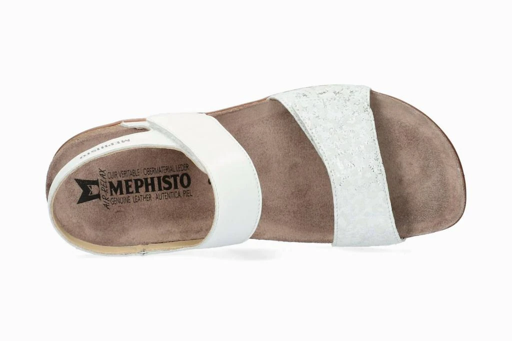 Mephisto Women's Agave Walking Sandal In White 3