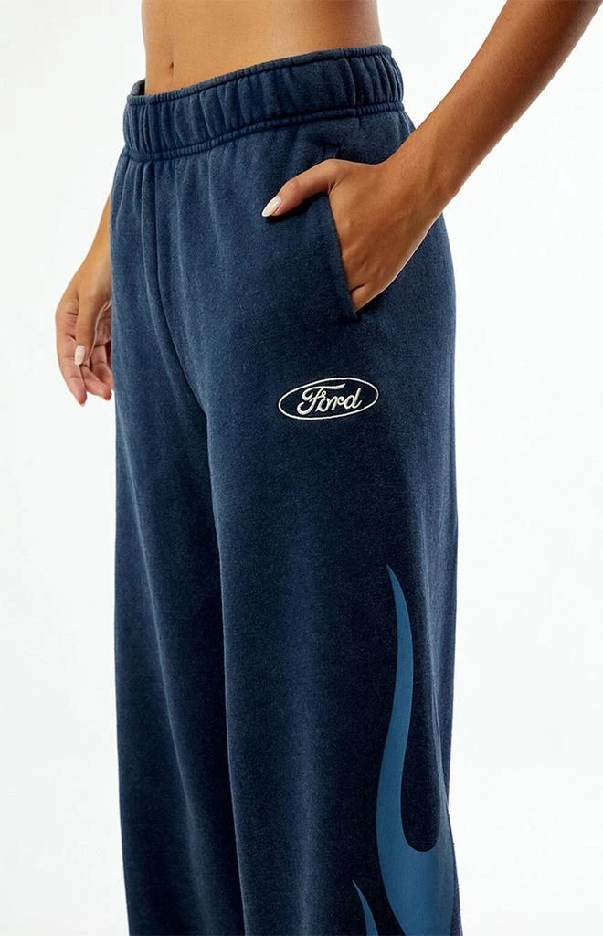 FORD Mustang Flames Wide Leg Sweatpants 5