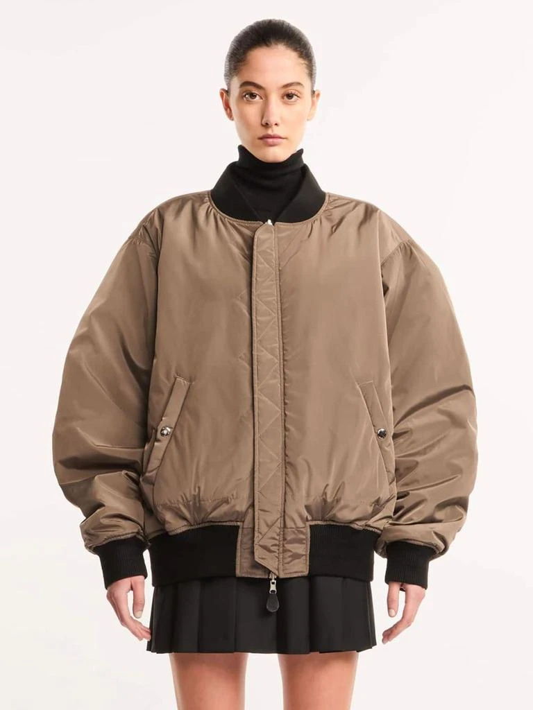 hogan REVERSIBLE BLACK/GREEN BOMBER JACKET 5