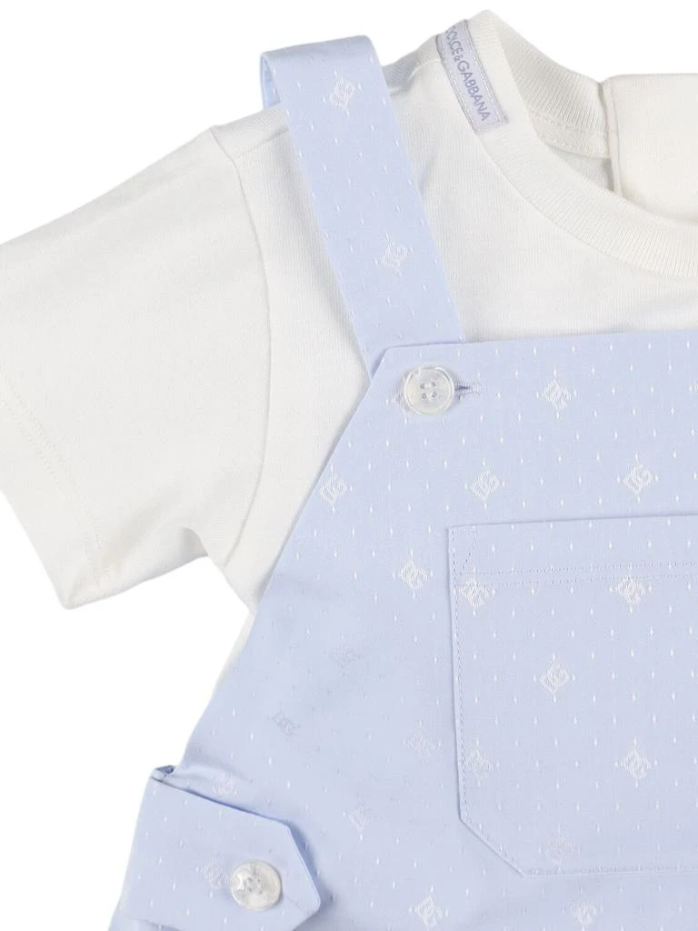 Dolce & Gabbana Cotton T-shirt & Overalls 1