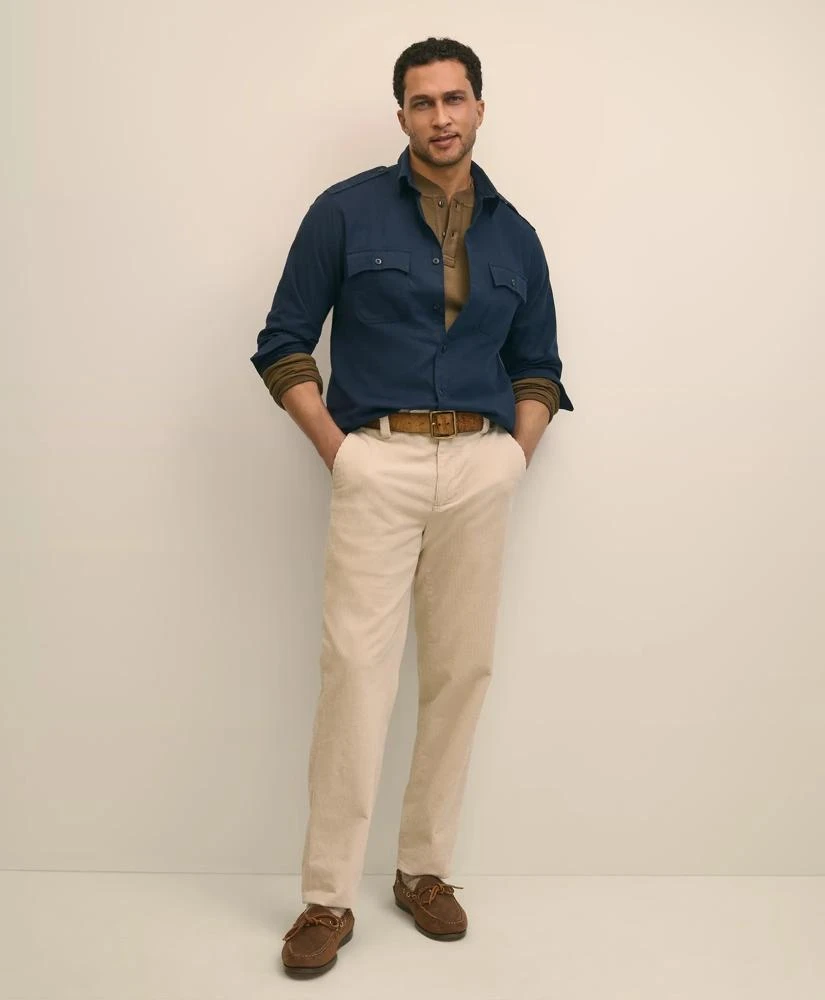Brooks Brothers Regular Fit Wide-Wale Corduroy Pants