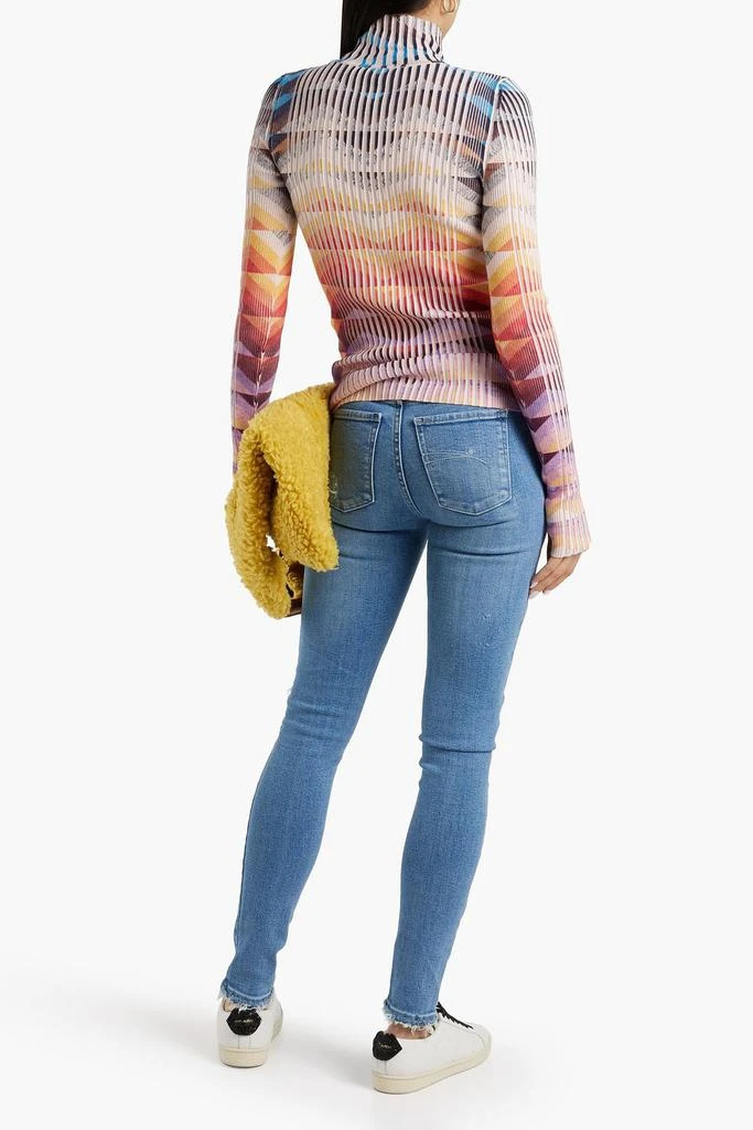 Nobody Denim Cult distressed high-rise skinny jeans 3