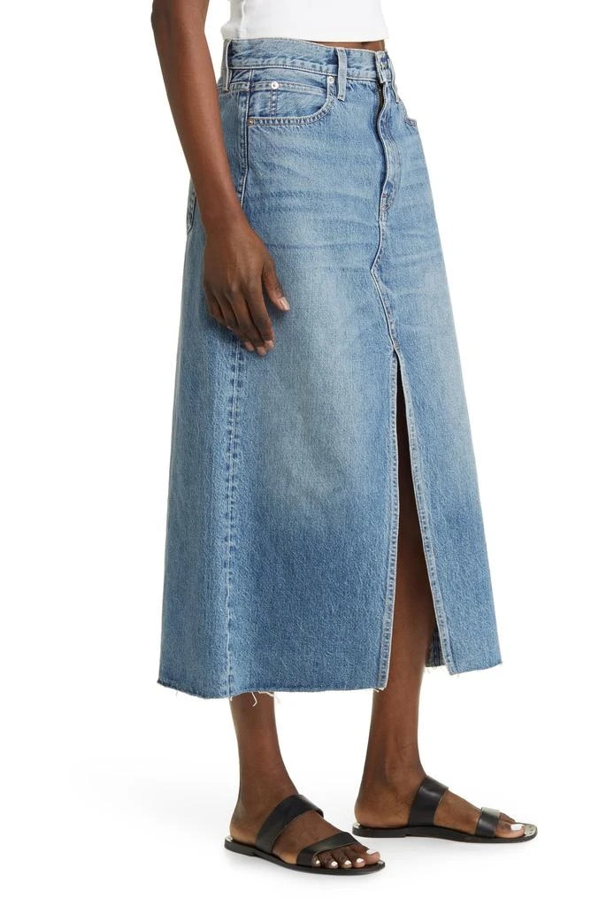 SLVRLAKE Cotton Denim Midi Skirt 3