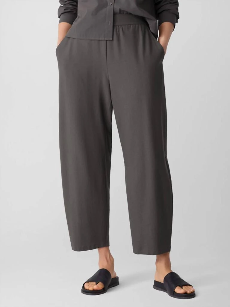 Eileen Fisher Women
s Ankle Barrel Pant In Black