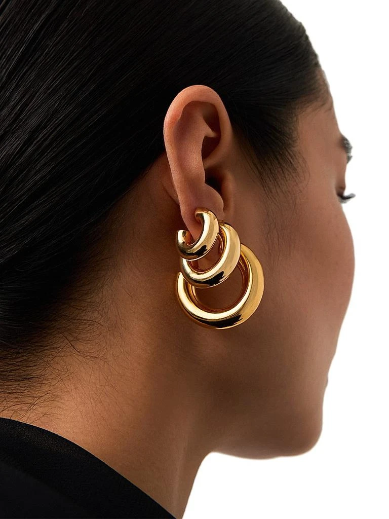 Missoma Chubby 18K-Gold-Plated Small Hoop Earrings 4