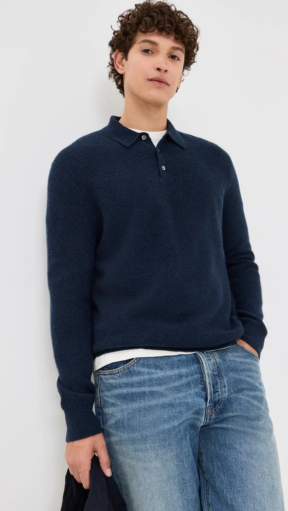 Club Monaco Cashmere Refined Racking Polo 1