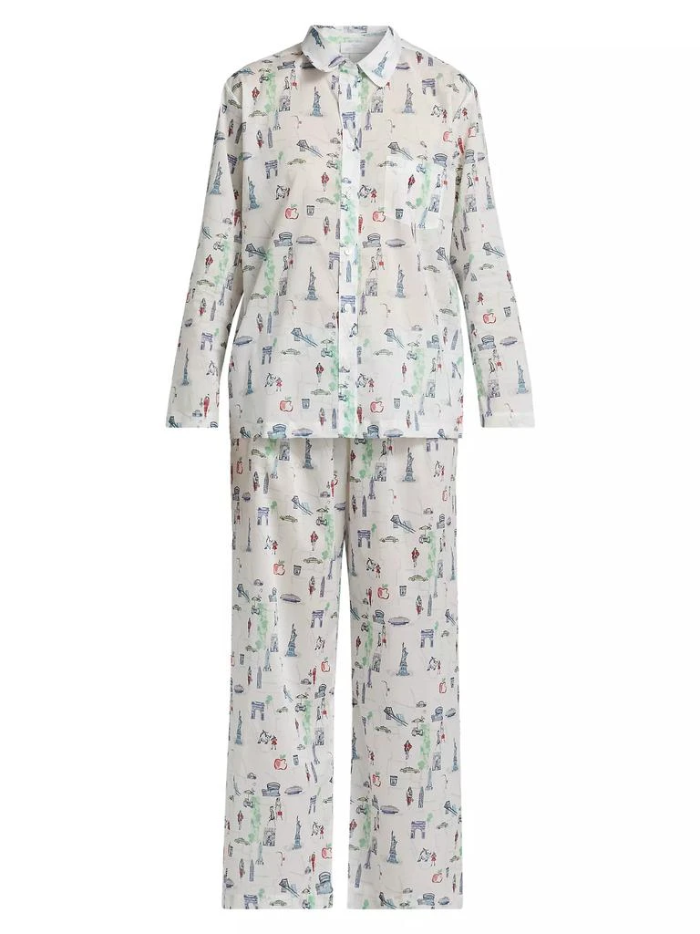Pour Les Femmes New York Cotton Pajamas 1