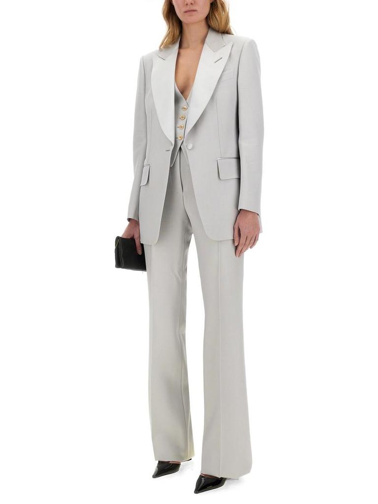 Tom Ford Tom Ford Wide Leg Tuxedo Tailored Pants