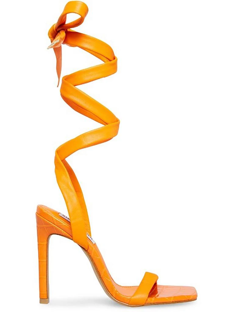 Steve Madden Utilize Womens Faux Leather Wrap Heels 1