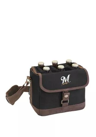 Legacy MLB Milwaukee Brewers Beer Caddy Cooler Tote with Opener 1