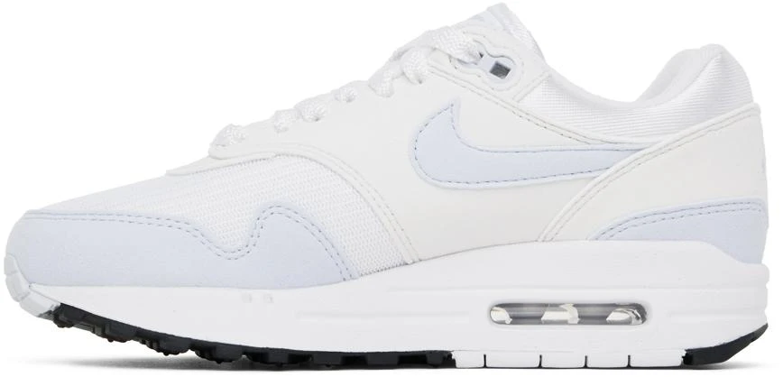 NIKE White & Blue Air Max 1 Sneakers 3