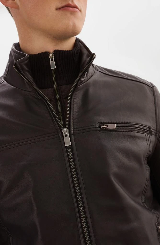 REGENCY Leather Bomber Jacket 3