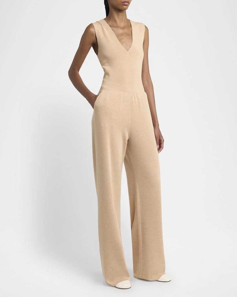 Loro Piana Cocooning Delicate Cashmere-Silk Trousers 2