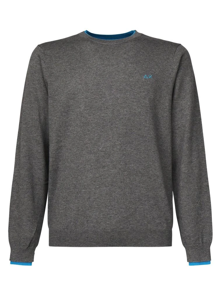 SUN 68 Sun 68 Logo Embroidered Crewneck Jumper 1